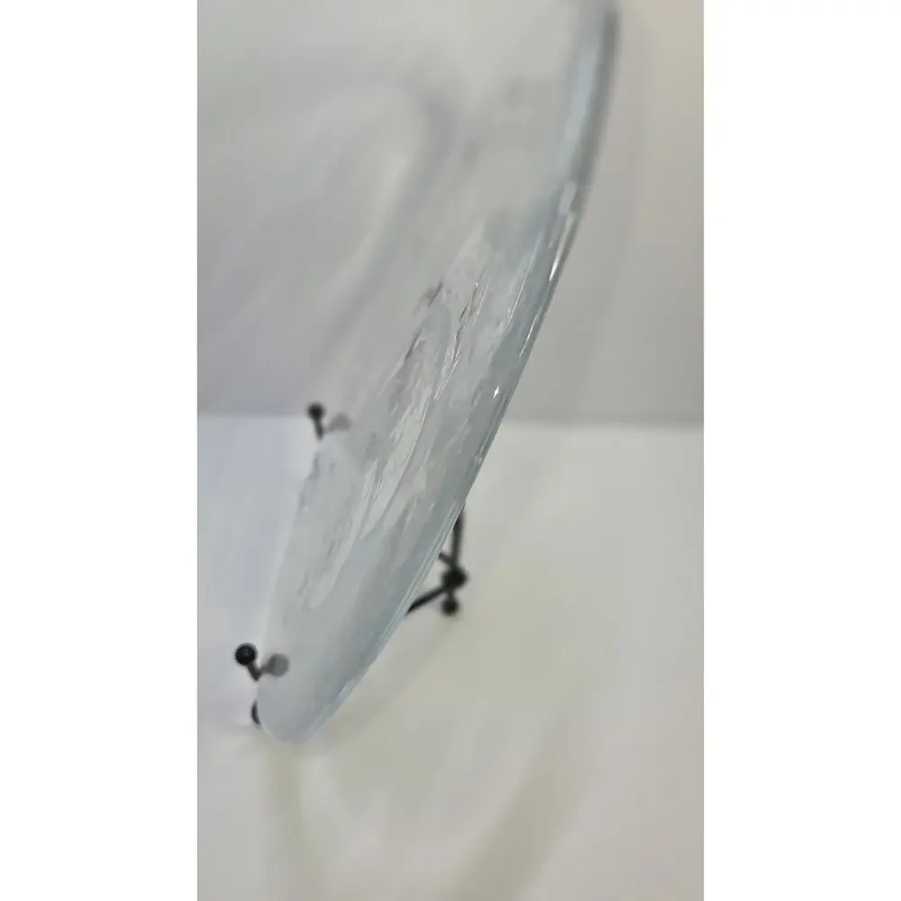 Orrefors Eden Serving Platter, Cast Crystal, 12
